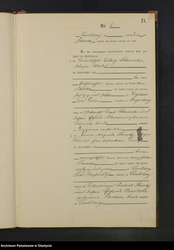 image.from.unit.number "Heiraths-Neben-Register Nr 1 - 22"