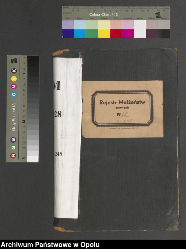 Obraz 2 z jednostki "[Rejestr Małżeństw] 1928 Nr 1-248"