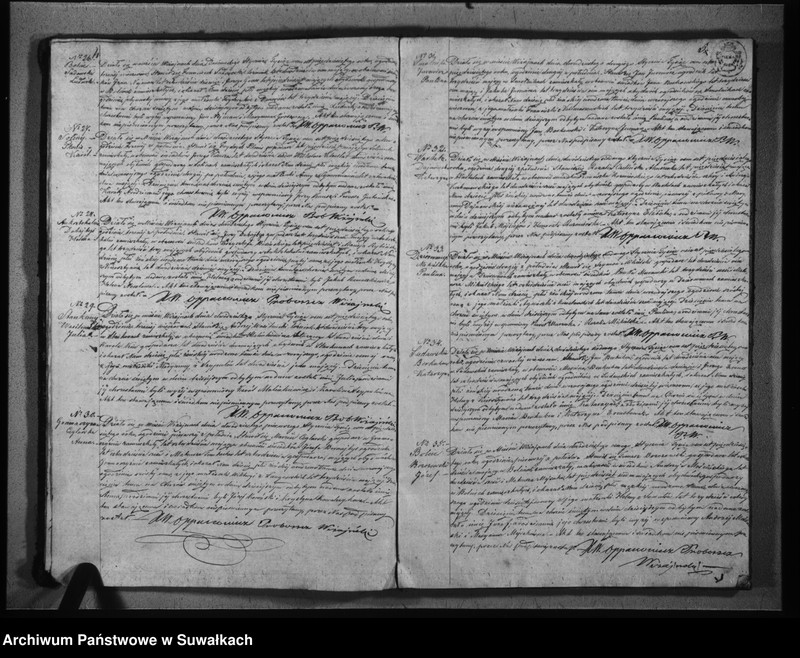 image.from.unit.number "Duplikat urodzonych, zaślubionych i umarłych parafii wiżajńskiej z roku 1850"