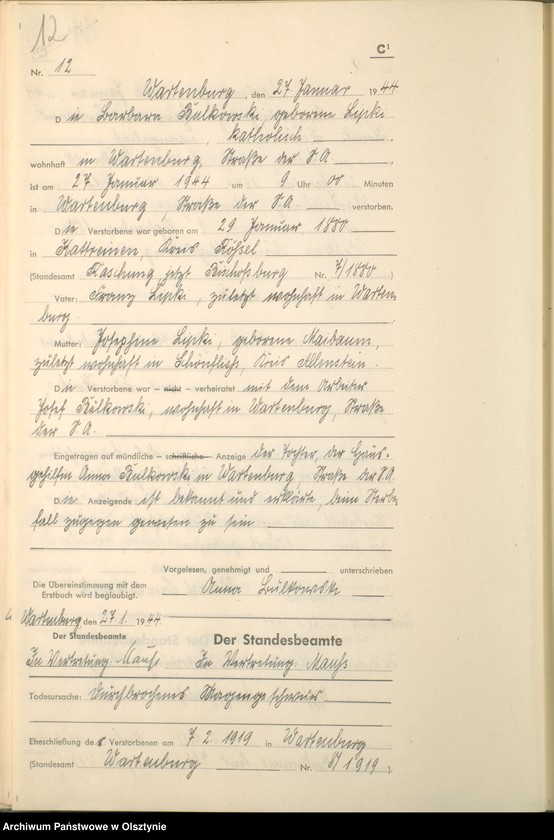 image.from.unit.number "Sterbebuch /Zweitbuch/ Nr 1 - 213"