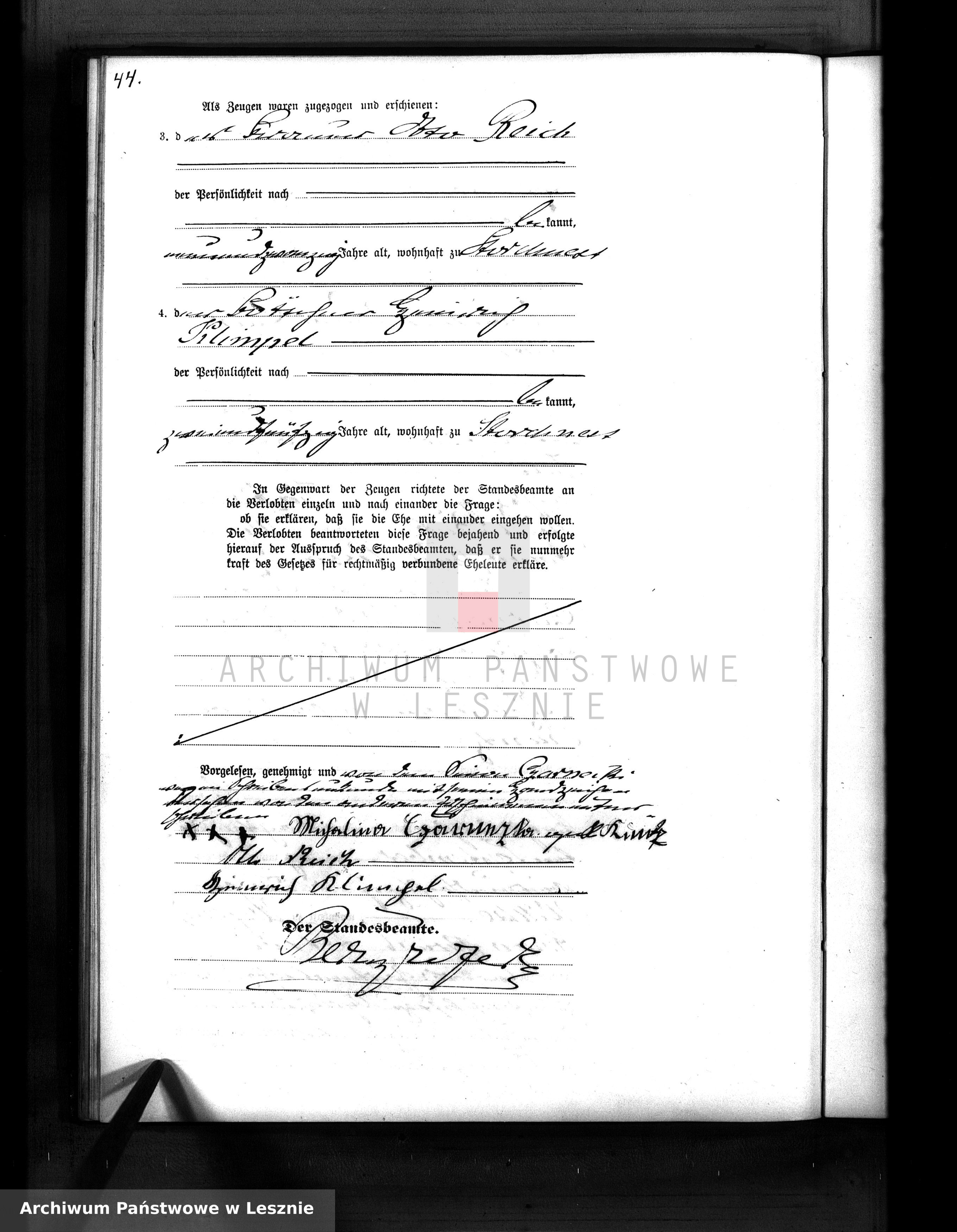 Skan z jednostki: [Księga małżeństw]