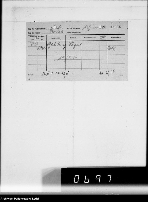 Obraz 10 z jednostki "G.Matz [rachunki za dostawy towarów dla Getta]"