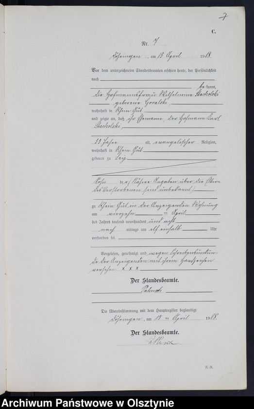 image.from.unit.number "Sterbe-Neben-Register Nr 1-26"