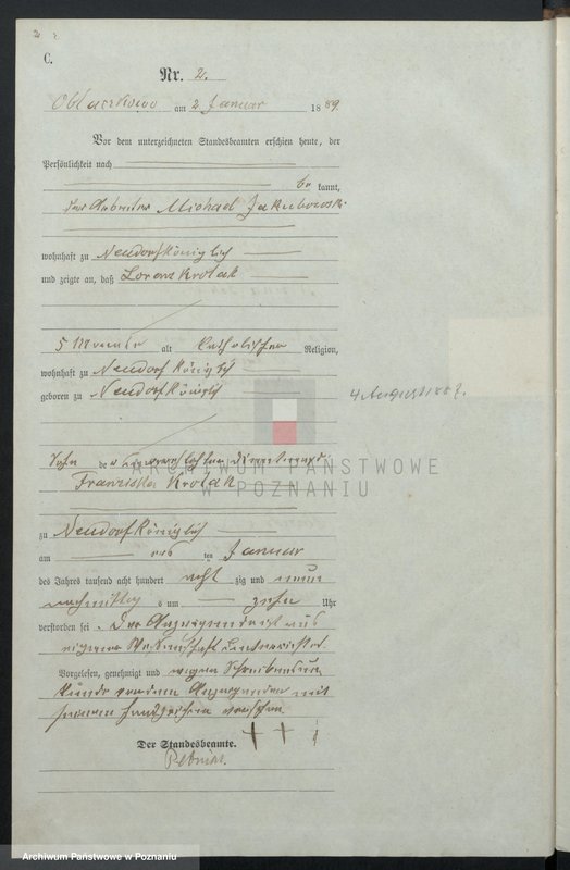 Obraz 5 z jednostki "Księga zgonów"