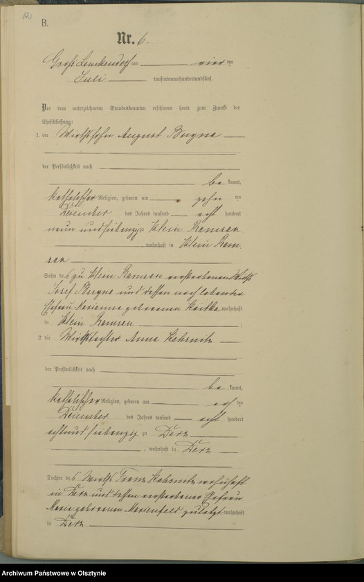 image.from.unit.number "Heiraths-Haupt-Register Nr 1 - 14; 1-17"