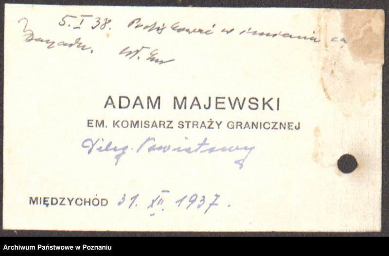 Obraz 6 z jednostki "Sprawy organizacyjno - personalne [ powiadomienie o zebraniach, sprawozdanie z zebrań. Spis bezrobotnych, zaświadczenie o przebiegu służby, programy szkoleniowe."