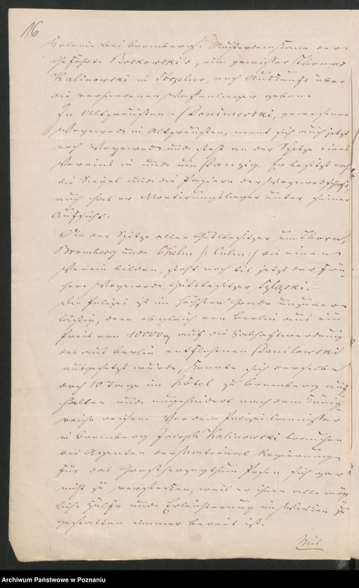 Obraz 20 z jednostki "Der wiederholte Versuch der polnischen Emigration eine neue revolutionäre Organisation in den ehemaligen polnischen Landesteilen zu bewirken."