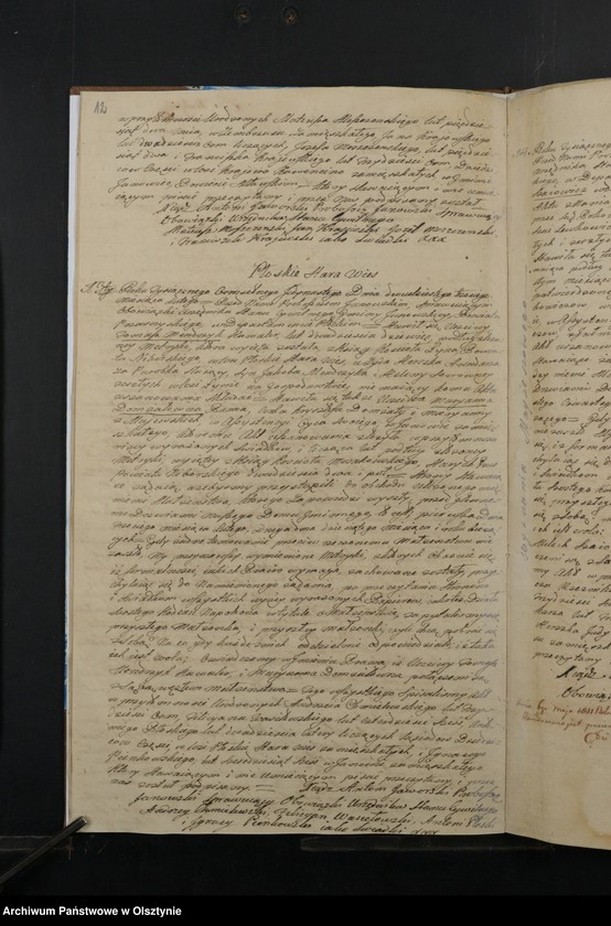 image.from.unit.number "Akta Małzenstw Gminy Janowskiey w Departamencie Płockim Powiecie Przasnyskim Spisane 1810/11"