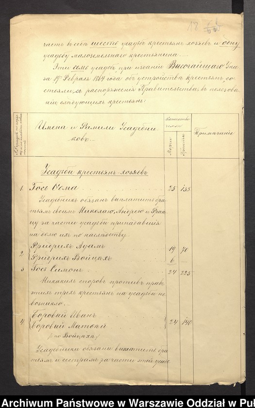image.from.unit.number "O urządzaniu chłopów wsi Borowice wchodzących w skład własności poduchowej Brok, gm.Orło"
