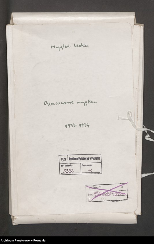 Obraz 2 z jednostki "Oszacowanie majątku Lechlin"