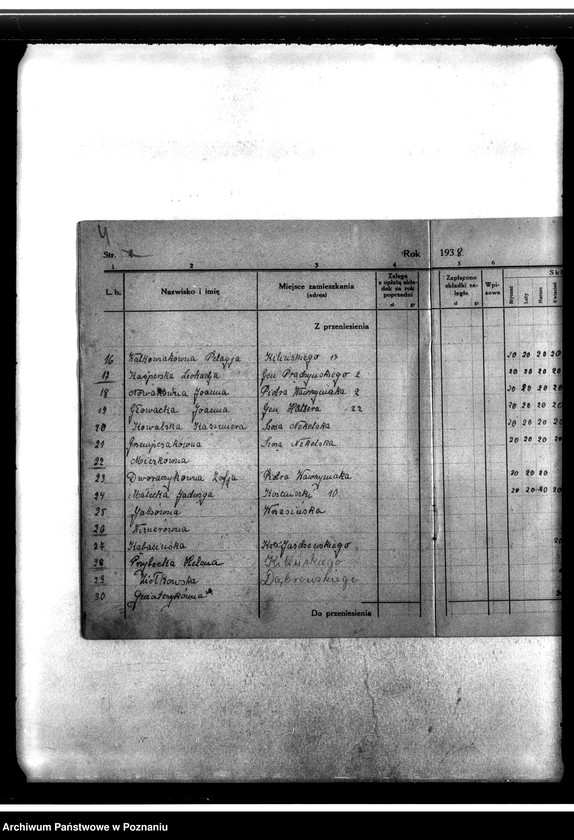 Obraz 8 z jednostki "Księga składek za rok 1938-1939 nr 9"