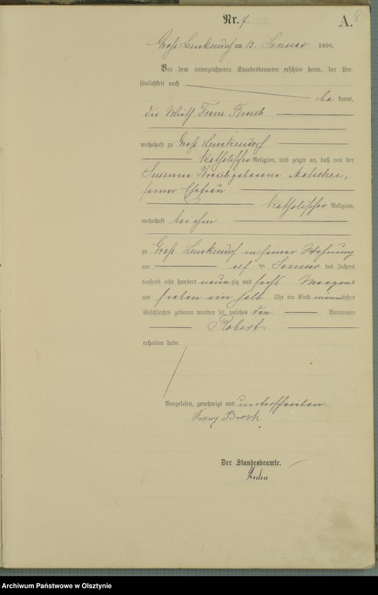 image.from.unit.number "Geburts-Haupt-Register Nr 1 - 121"