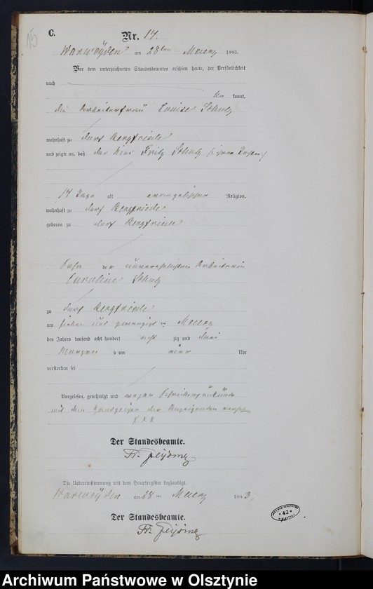 image.from.unit.number "Sterbe-Neben-Register Nr 1 - 49"