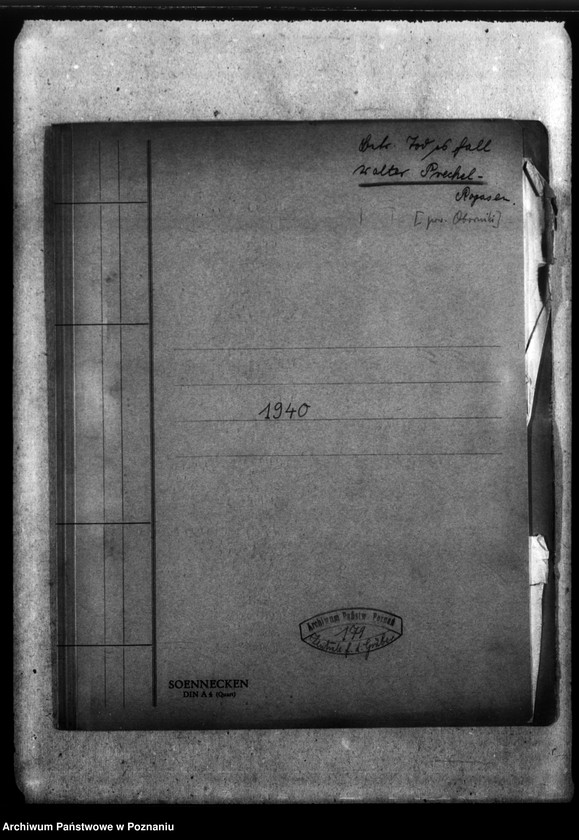 Obraz 4 z jednostki "Todesfall Walter Prechel - Rogasen (powiat Oborniki)"