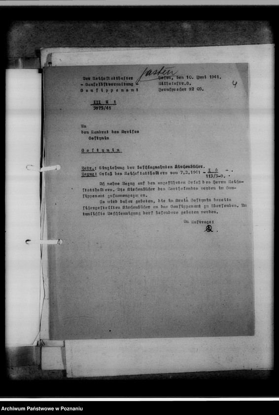 image.from.unit.number "Einziehungsprotokolle [ksiąg kościelnych] Kreis Waldrode [powiat gostyniński, województwo warszawskie]"