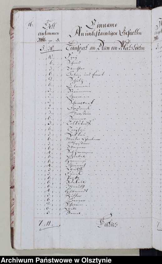Obraz 18 z jednostki "Einnahme Register Kirchen Decem"