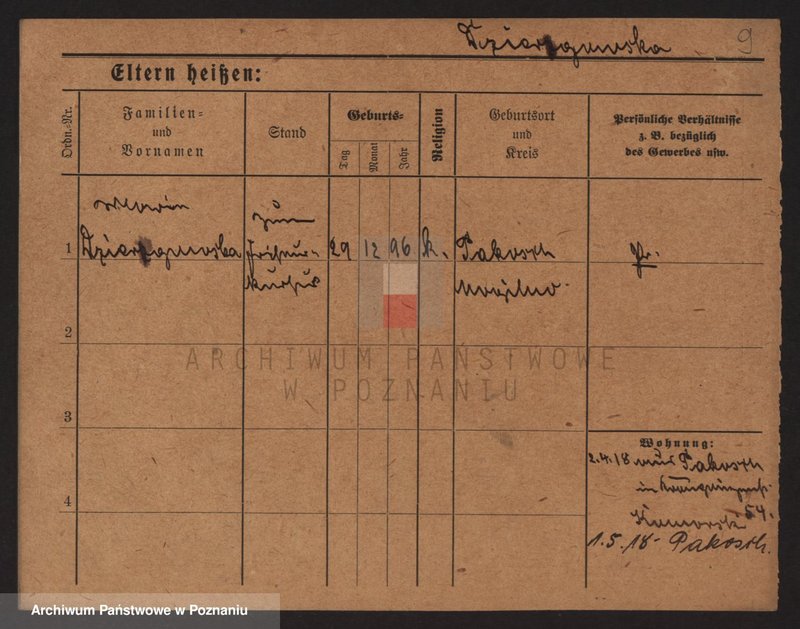 Obraz 11 z jednostki "Dzierbicka - Dzikiewicz"