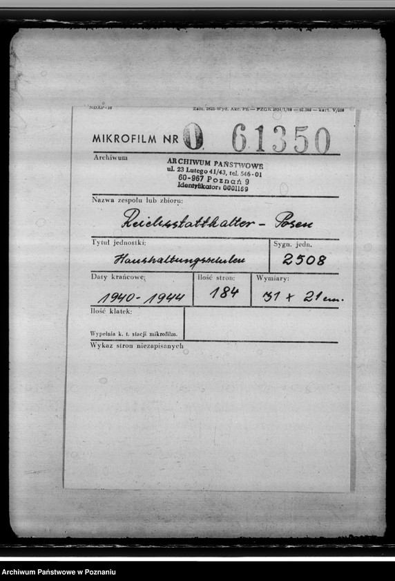 Obraz 2 z jednostki "Haushaltungsschulen"