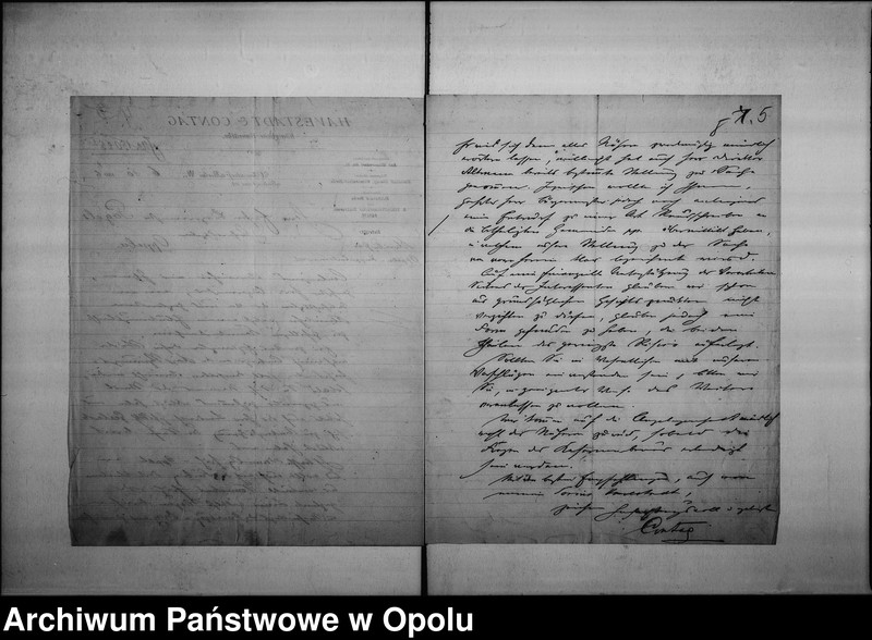 Obraz 8 z jednostki "Acta des Magistrats zu Oppeln betreffend Kleinbahnproject Oppeln-Sakrau-Carlsmarkt Vol. I"