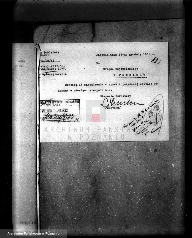 Obraz 16 z jednostki "Młyn parowy w Prusach pow. jarociński nr woj. kotła 6423"