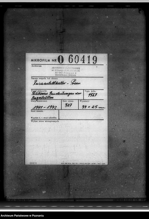 Obraz 2 z jednostki "Politische Beurteilungen der Angestellten"