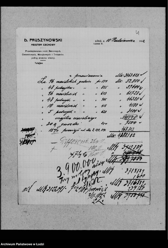 Obraz 8 z jednostki "Bud[owa] park[anu]"