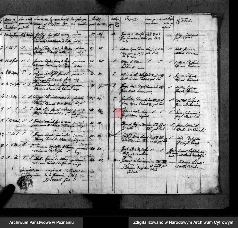 Obraz 5 z jednostki "Duplikat baptisatorum, copulatorum, mortuorum"