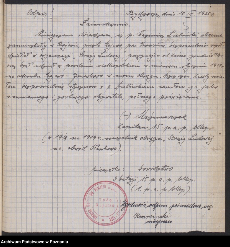 Obraz 8 z jednostki "Rojewo, powiat Inowrocław - akta koła."