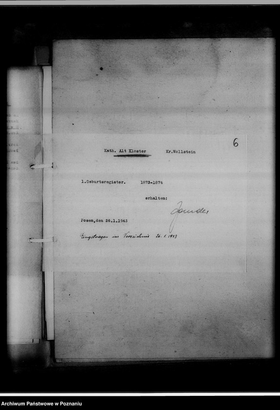 Obraz 10 z jednostki "Einziehungsprotokolle [ksiąg kościelnych] Kreis Wollstein [powiat wolsztyński]"