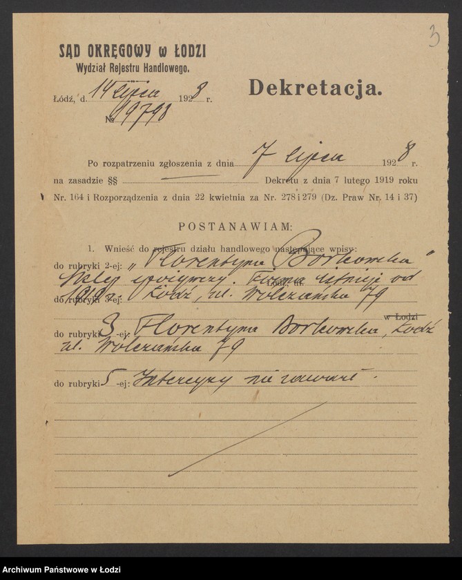 Obraz 5 z jednostki "Florentyna Borkowska - sklep spożywczy"