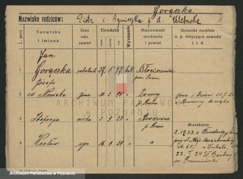 Obraz 10 z jednostki "Goroncy - Gorniakowski"