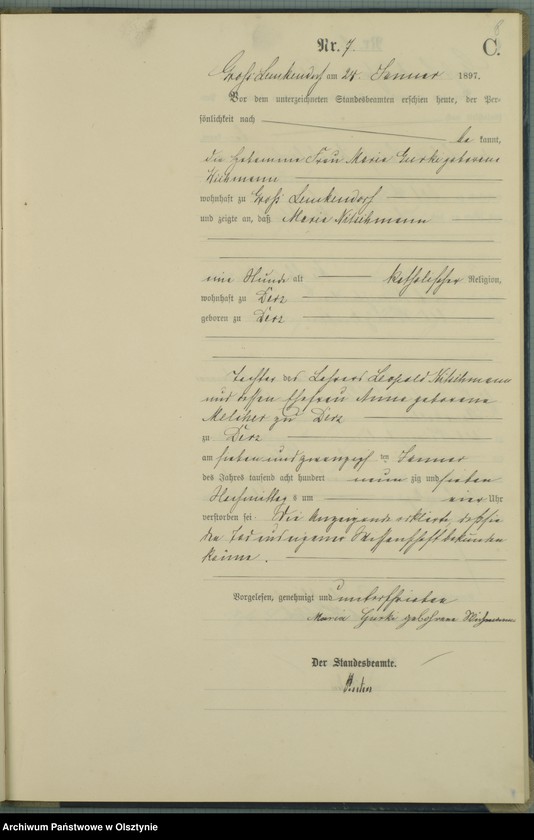 image.from.unit.number "Sterbe-Haupt-Register Nr 1 - 60 i 1 - 55"