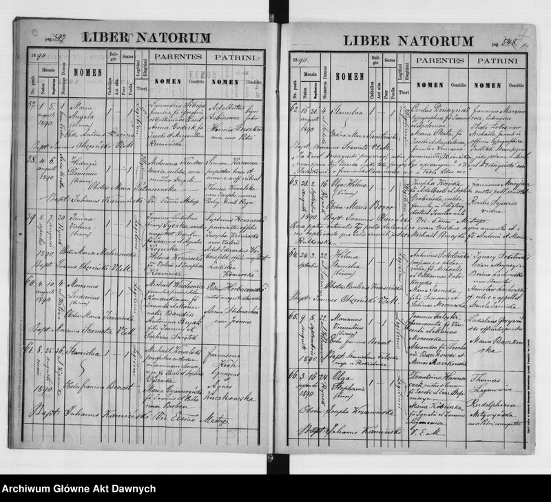 image.from.unit.number "Parafia: Lwów, Bazylika Metropolitalna. Dekanat: Lwów. Księga metrykalna urodzeń, ślubów i zgonów dla parafii miejskiej."