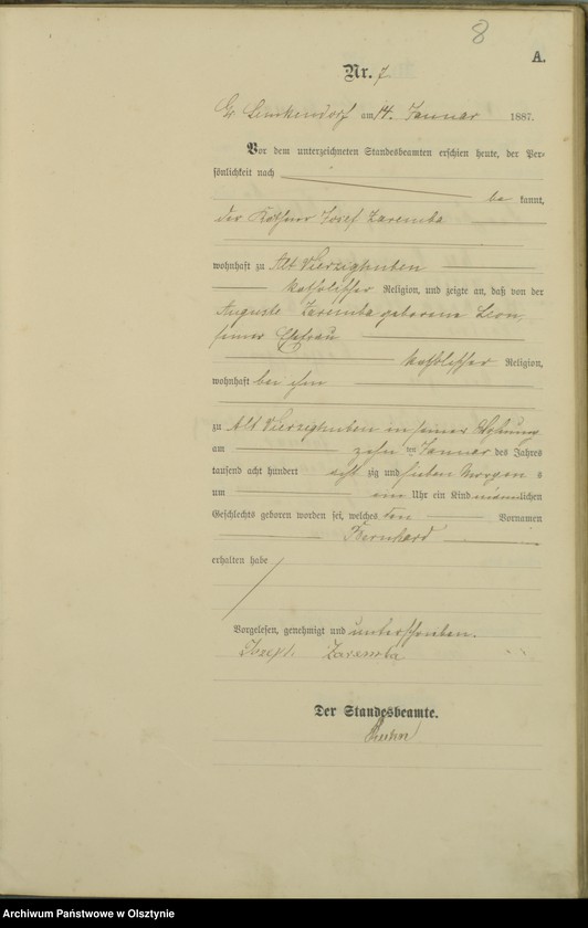 image.from.unit.number "Geburts-Haupt-Register Nr 1 - 134"