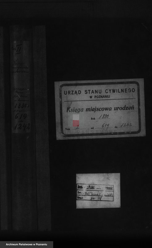 Obraz 1 z jednostki "Księga urodzeń t. II"