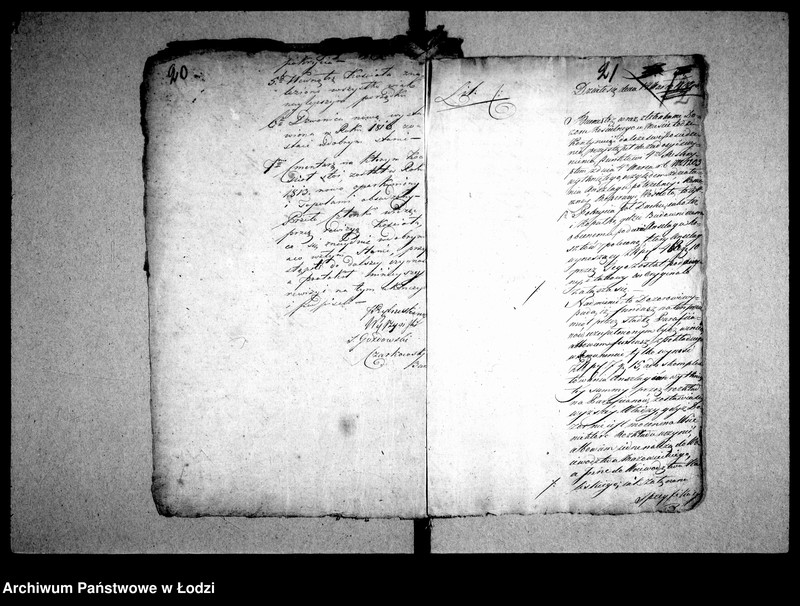 Obraz 16 z jednostki "Akta tyczące się stanu kościoła katolickiego i innych budowli"