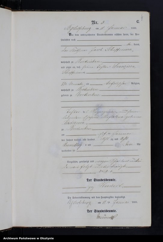 image.from.unit.number "Sterbe-Neben-Register Nr 1 - 150"