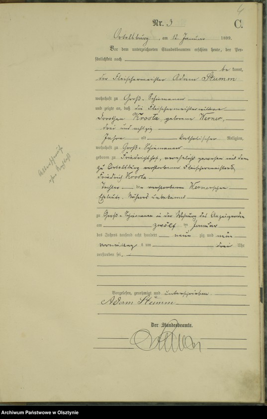 image.from.unit.number "Sterbe-Haupt-Register Nr 1 - 52"