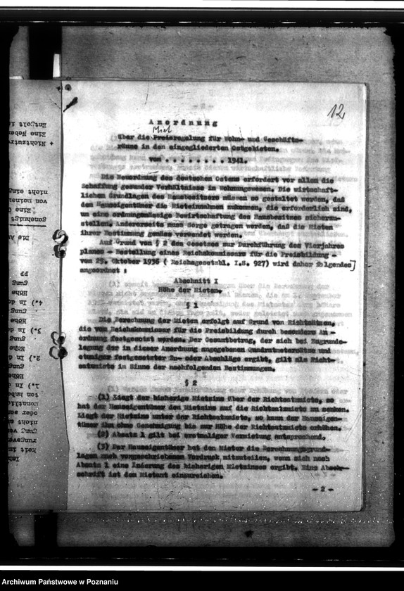 Obraz 16 z jednostki "Mietregelung für Wohn- und Geschüftsräume in den Ostgebieten"