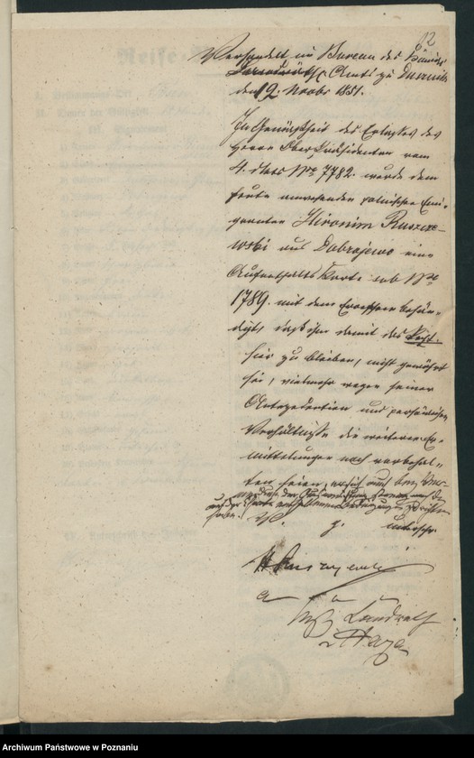 Obraz 18 z jednostki "A. betr. Hieronimus von Ruszczewski alias Zakrzewski"