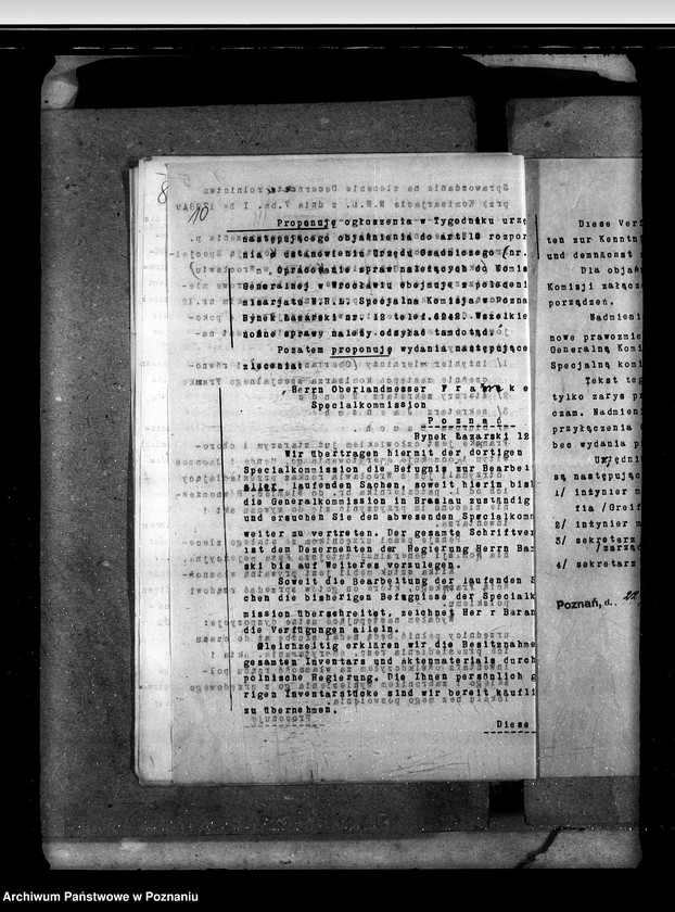 Obraz 14 z jednostki "Sprawy prawne Komisja Generalna w Poznaniu"