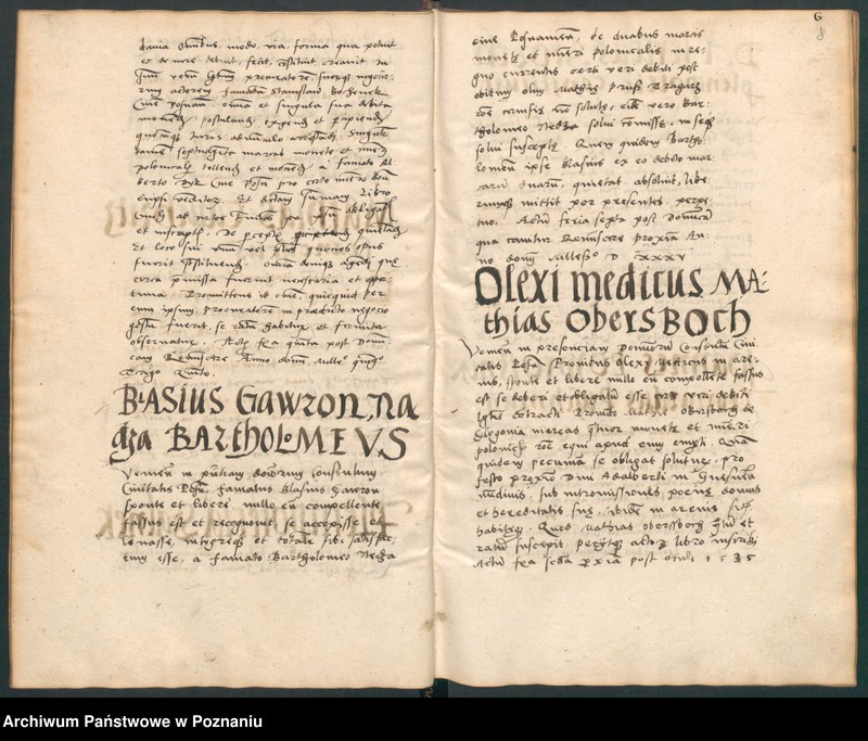 Obraz 12 z jednostki "Liber controversiarum coram spectabili consulatu Posnaniensi ab anno 1535 usque ad annum 1538."