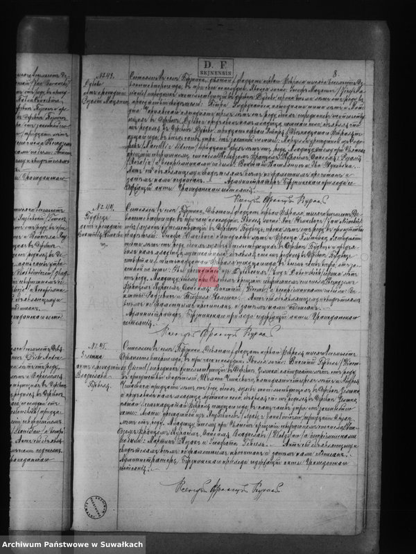 Obraz 19 z jednostki "Księga akt urodzeń, małżeństw, zgonów [parafii rzymsko-katolickiego w Berznikach]"