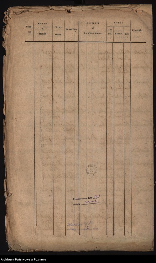 Obraz 9 z jednostki "Księga zgonów"