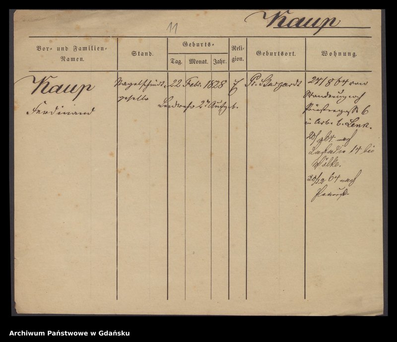 image.from.unit.number "Karty meldunkowe: Kaun - Kecker"