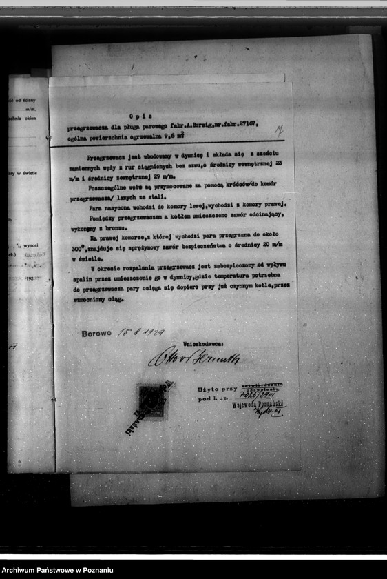 Obraz 11 z jednostki "Majątek Borowo pow. kościański własność O. Bernutha nr woj. kotła 6349"