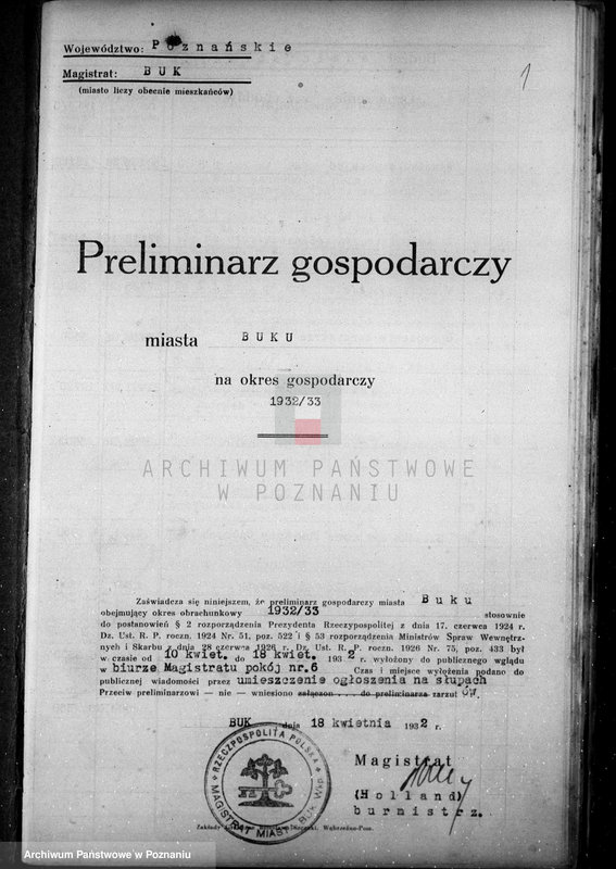 Obraz 5 z jednostki "Budżet i sprawy rachunkowe miasta Buku"