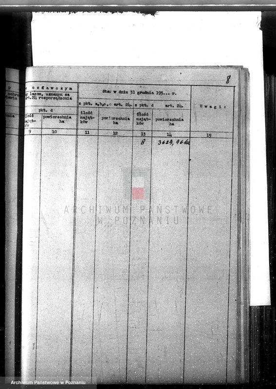image.from.unit.number "Sprawozdanie z działalności organów ochrony lasów za rok 1934"