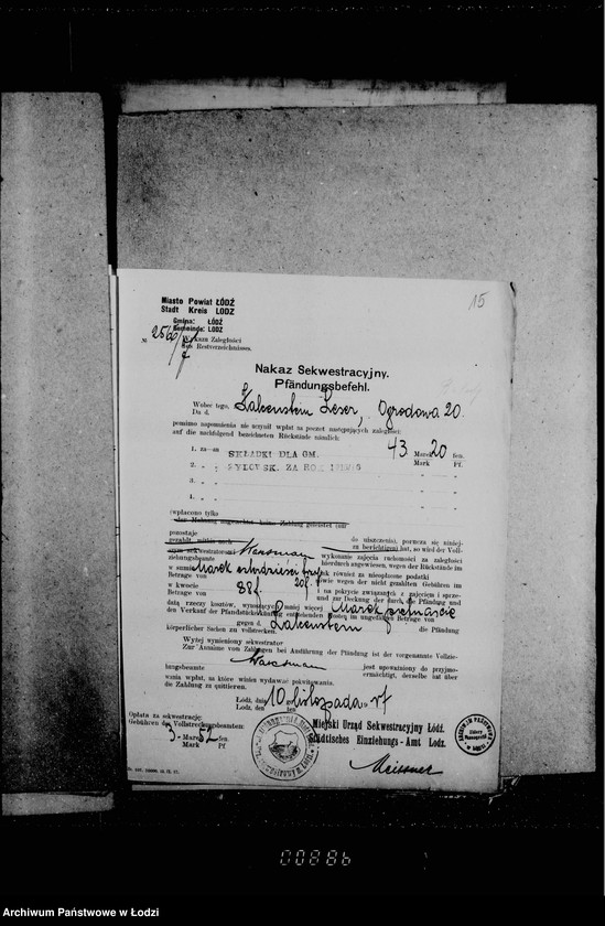 Obraz 19 z jednostki "Rozkład II"