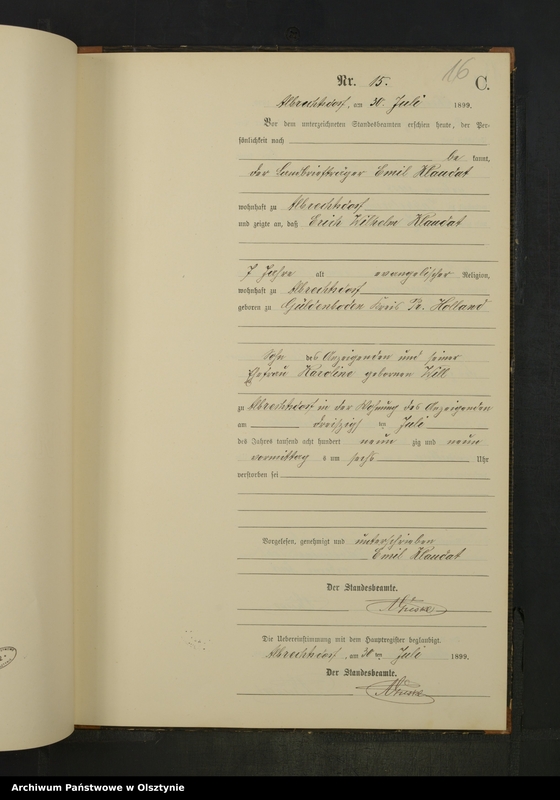 image.from.unit.number "Sterbe-Neben-Register Nr 1 - 26"